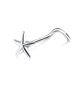 Ocean Curved Nose Stud NSKB-876